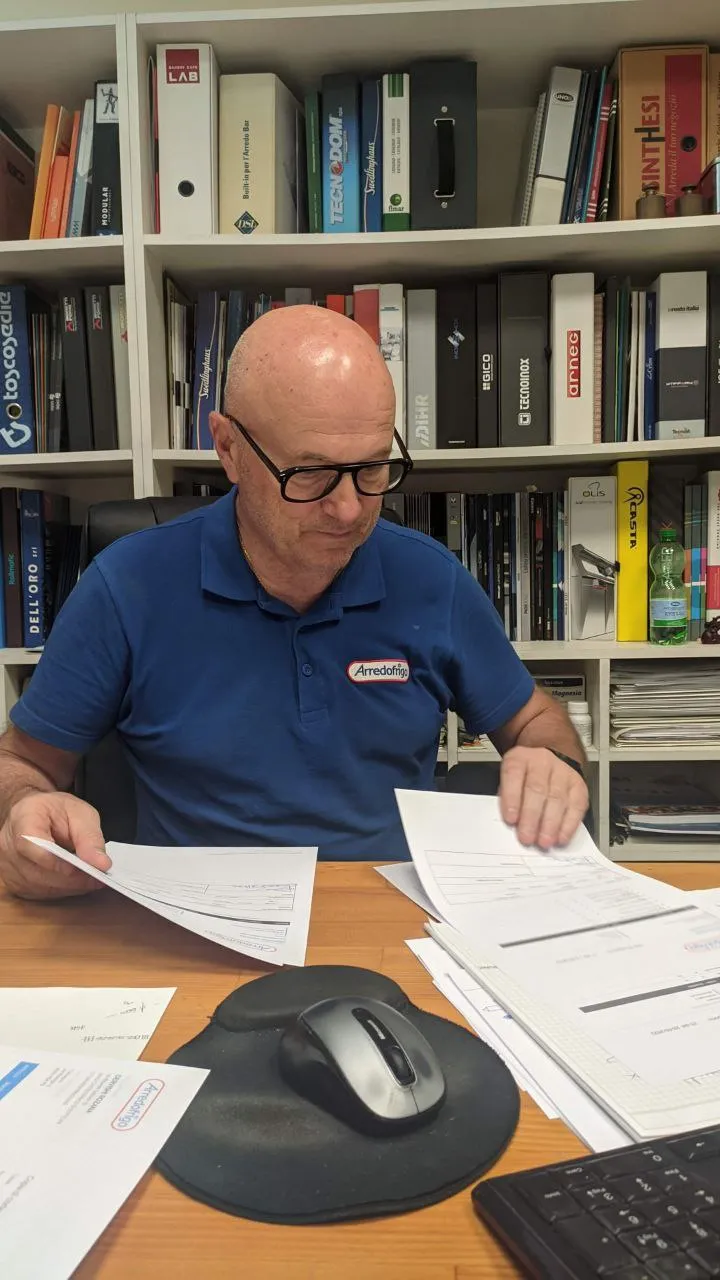 Simone Pacini, fondatore di Arredofrigo