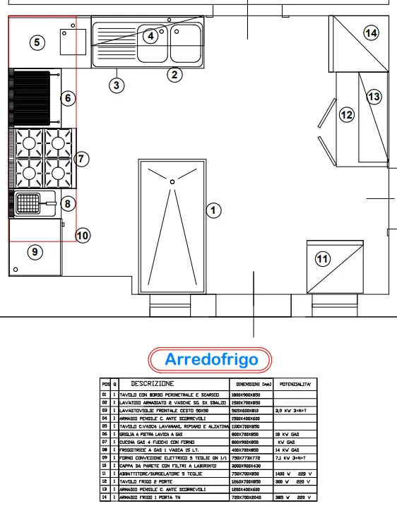 Disegno CAD - Azienda Agricola Dai Papini