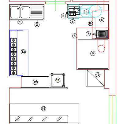Disegno CAD - Pizza Al Tegamino